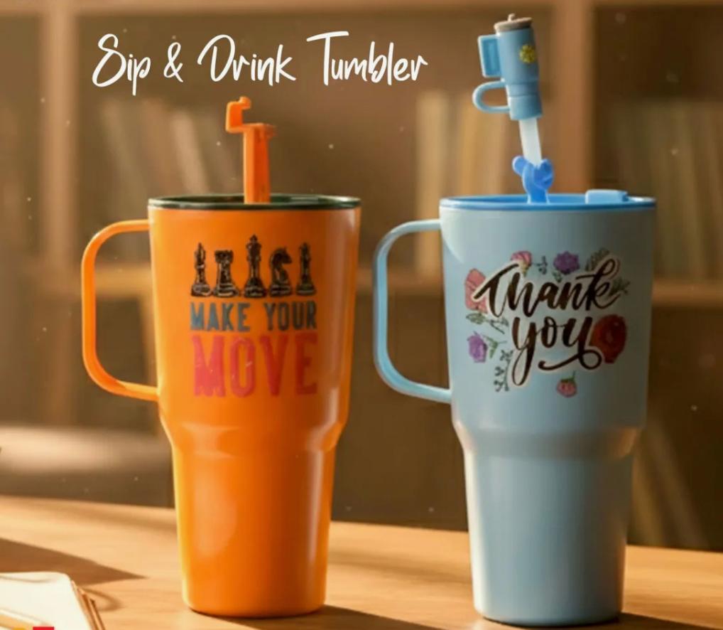 Tumbler with Straw